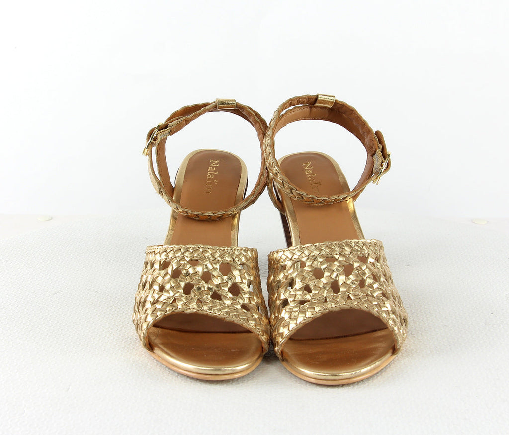 Sandales A Talon Jana - Gold Sandales A Talon Nalaïm