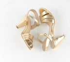 Sandales A Talon Jelena - Gold Sandales A Talon Nalaïm