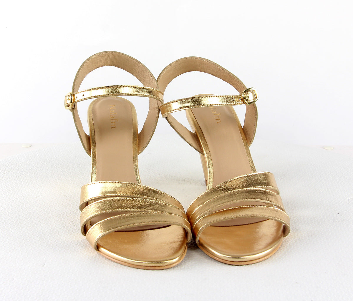 Sandales A Talon Jelena - Gold Sandales A Talon Nalaïm