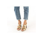 Sandales A Talon Jessy - Gold Sandales A Talon Nalaïm