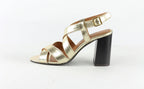 Sandales A Talon Jessy - Gold Sandales A Talon Nalaïm