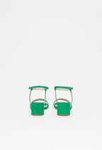 Sandales Abbeye Velours - Vert - Claudie Pierlot - The Bradery