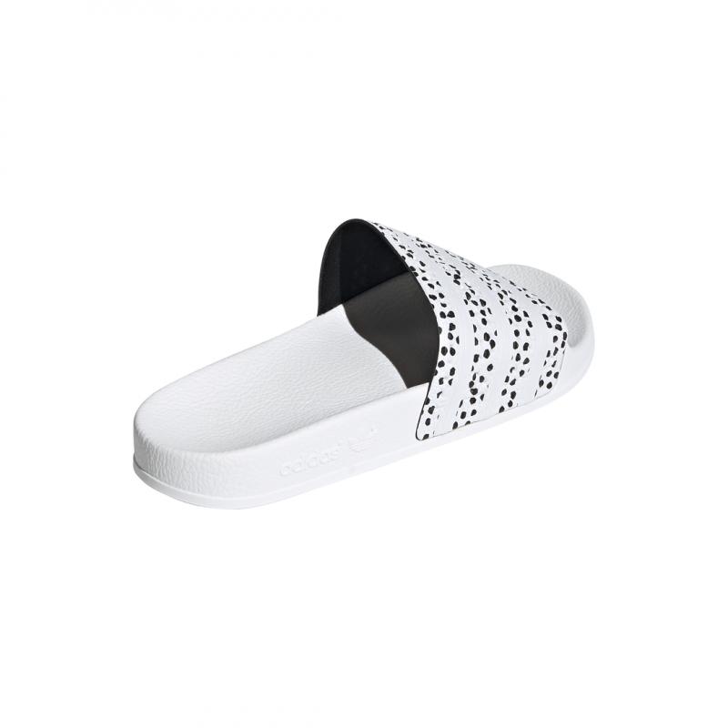 Sandales Adidas Originals Adilette - Blanc - Femme CHAUSSURE Adidas