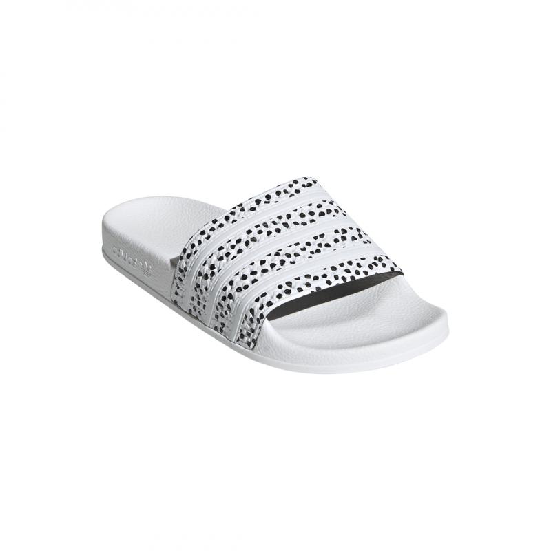 Sandales Adidas Originals Adilette - Blanc - Femme CHAUSSURE Adidas