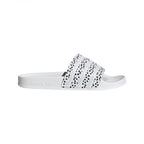 Sandales Adidas Originals Adilette - Blanc - Femme CHAUSSURE Adidas