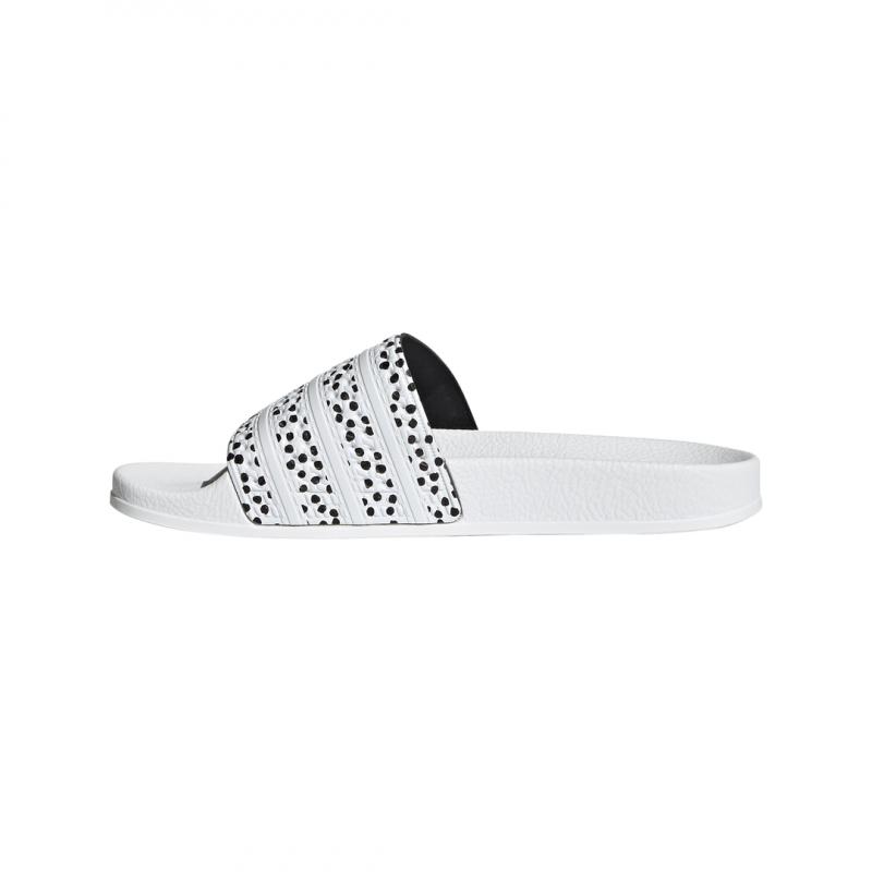 Sandales Adidas Originals Adilette - Blanc - Femme CHAUSSURE Adidas