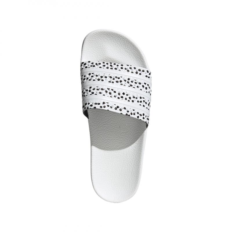 Sandales Adidas Originals Adilette - Blanc - Femme CHAUSSURE Adidas