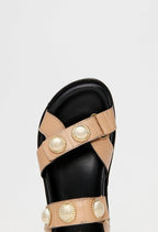 Sandales Ares - Beige - Claudie Pierlot - The Bradery