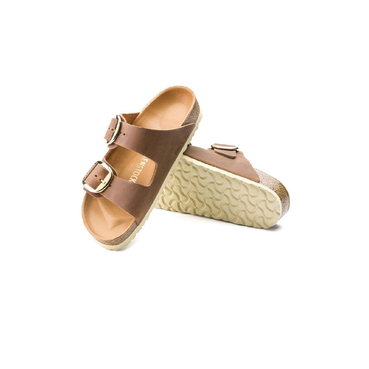 Sandales Arizona Big Buckle Cuir Cognac - Femme - Birkenstock - Birkenstock - Birkenstock - The Bradery