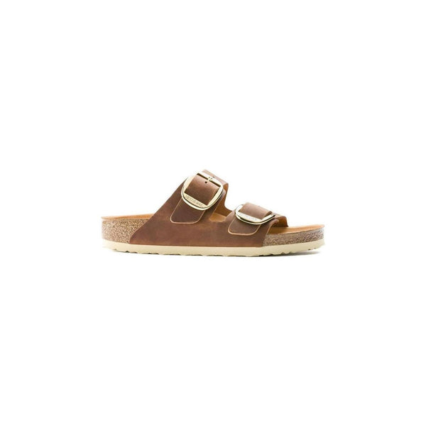 Sandales Arizona Big Buckle Cuir - Marron - Femme - Birkenstock - The Bradery