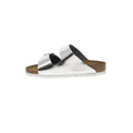Sandales Arizona Cuir Argent/Marron - Femme - Birkenstock - Birkenstock - Birkenstock - The Bradery