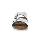Sandales Arizona Cuir Argent/Marron - Femme - Birkenstock - Birkenstock - Birkenstock - The Bradery