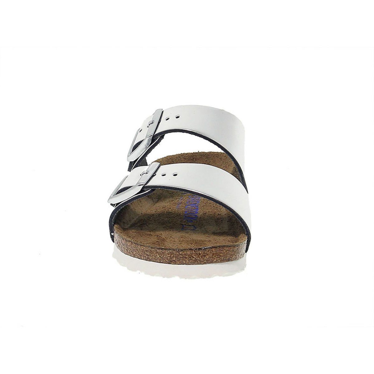 Sandales Arizona Cuir Argent/Marron - Femme - Birkenstock - Birkenstock - Birkenstock - The Bradery
