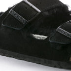 Sandales Arizona Fur Cuir Sheepskin Black - Femme - Birkenstock1 - The Bradery