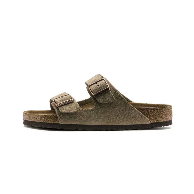 Sandales Arizona Sfb Daim - Beige Naturel - Femme - Birkenstock - The Bradery