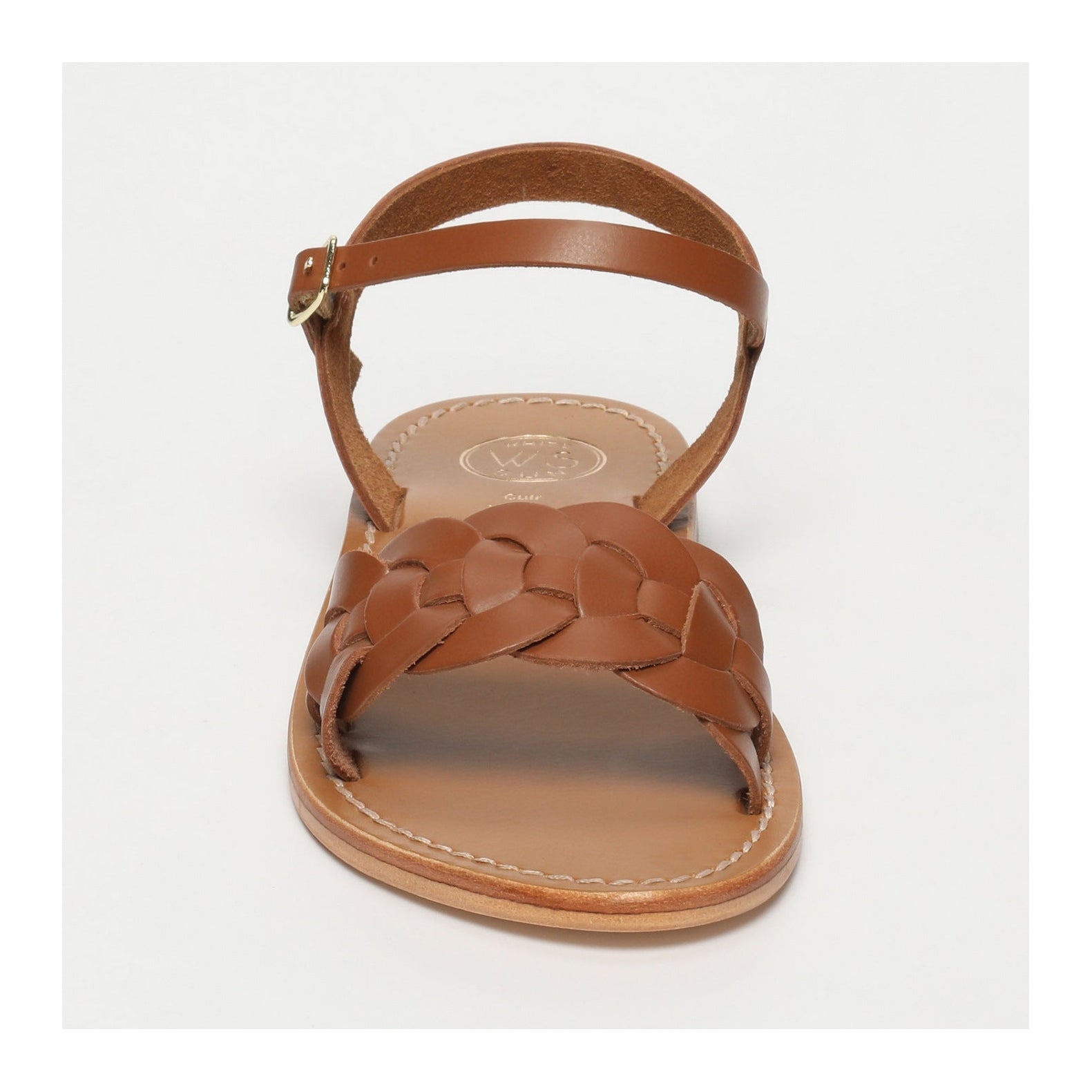 Sandales Avec Attache Cheville Bandana - Camel SANDALES White Sun