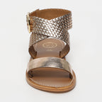 White Sun - Sandales Tinsley - Gold Goat Leather - Gold