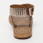 White Sun - Sandales Tinsley - Gold Goat Leather - Gold