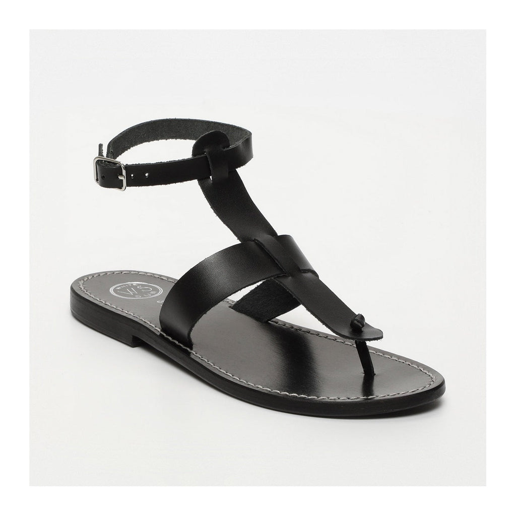 White Sun - Sandales Trisha - Black Buff - Black