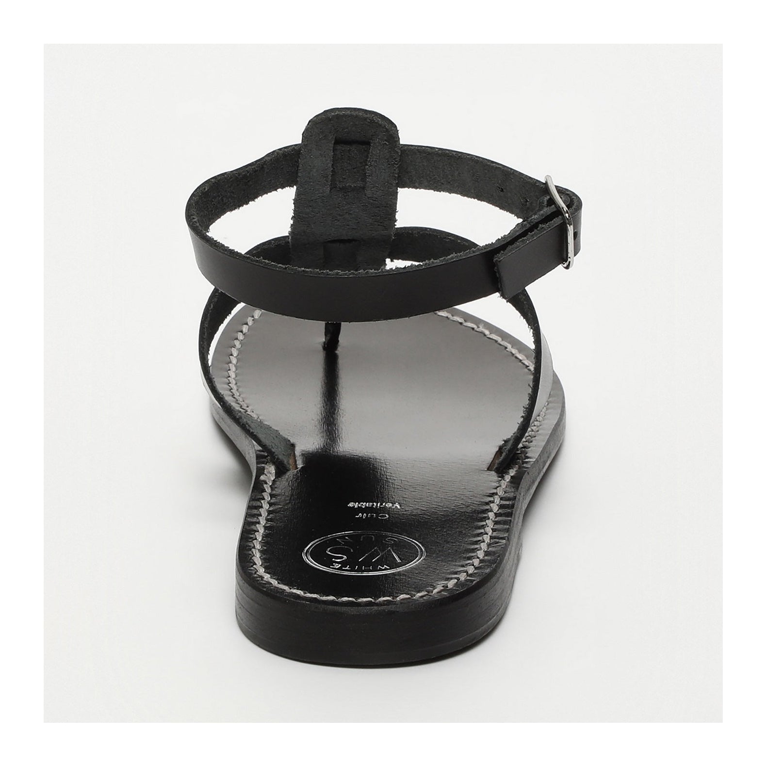 White Sun - Sandales Trisha - Black Buff - Black