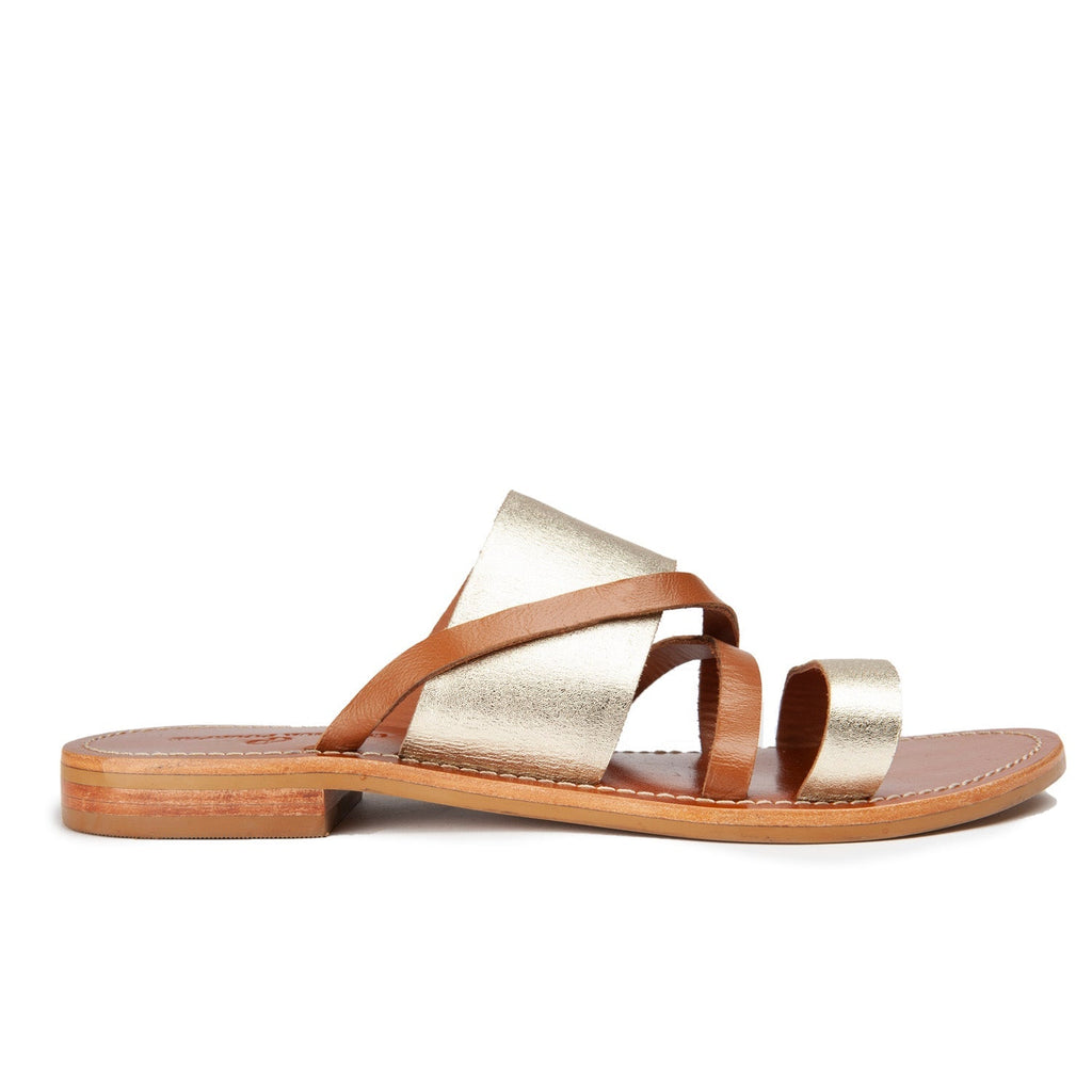 Sandales Bodos - Camel - Couleur Pourpre - Couleur Pourpre* - The Bradery