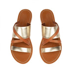 Sandales Bodos - Camel - Couleur Pourpre - Couleur Pourpre* - The Bradery