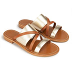Sandales Bodos - Camel - Couleur Pourpre - Couleur Pourpre* - The Bradery