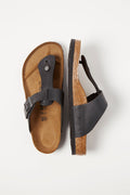 Sandales En Cuir Medina Noir - Birkenstock - Homme - Birkenstock - The Bradery