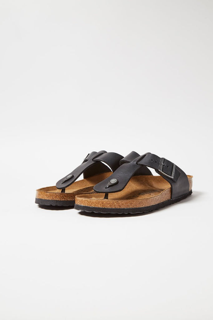 Sandales En Cuir Medina Noir - Birkenstock - Homme - Birkenstock - The Bradery