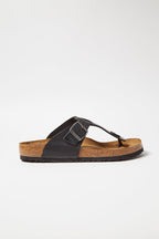 Sandales En Cuir Medina Noir - Birkenstock - Homme - Birkenstock - The Bradery