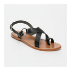 White Sun - Sandales Devakali - Black Buff - Black