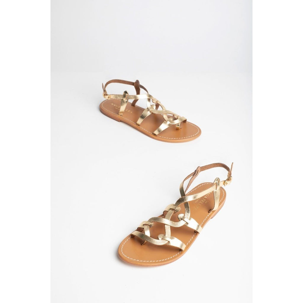 Sandales Entre-Doigts Graham - Dark Gold - Les Bagatelles - Les Bagatelles* - The Bradery