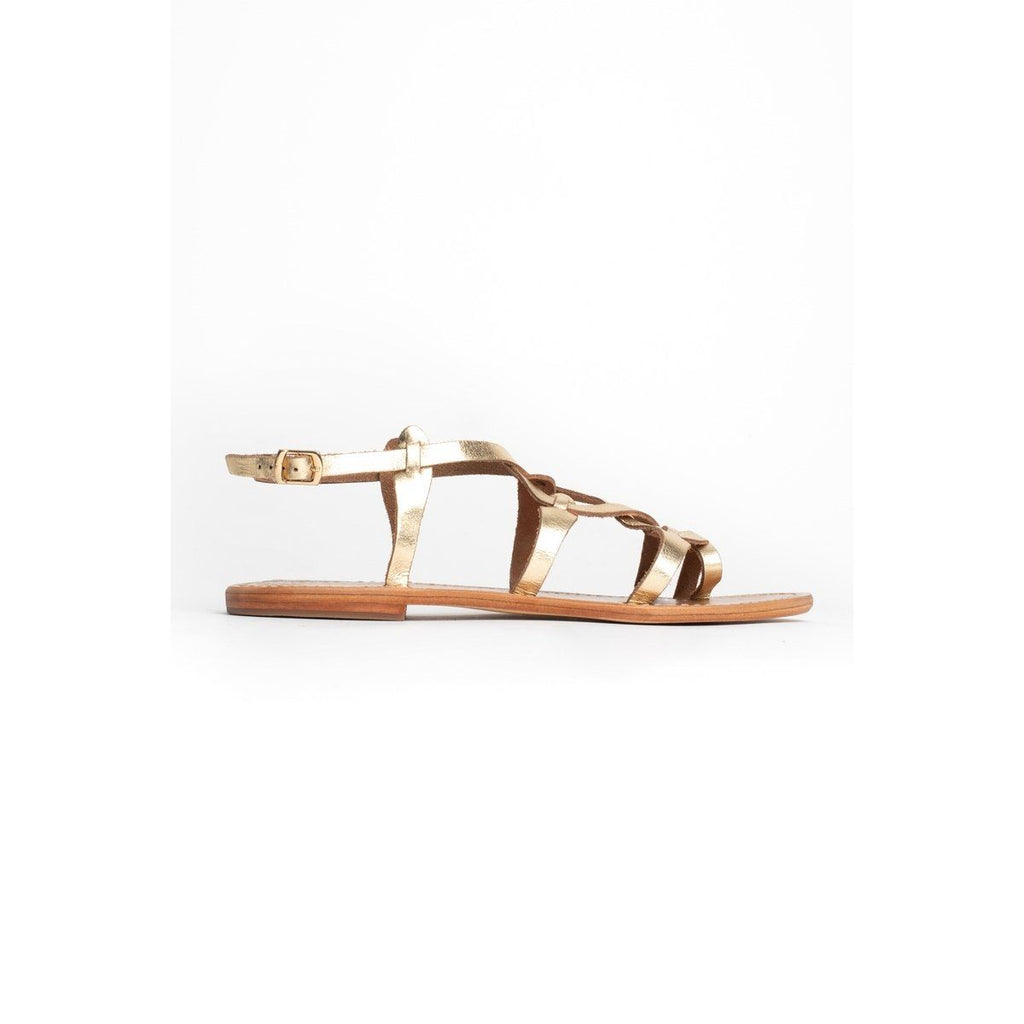 Sandales Entre-Doigts Graham - Dark Gold - Les Bagatelles - Les Bagatelles* - The Bradery