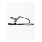 White Sun - Sandales Natal - Pewter Metallic Crackle Foil Goat - Pewter Crackle