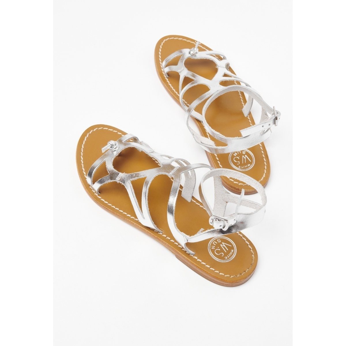 White Sun - Sandales Sobral - Buff Silver - Silver