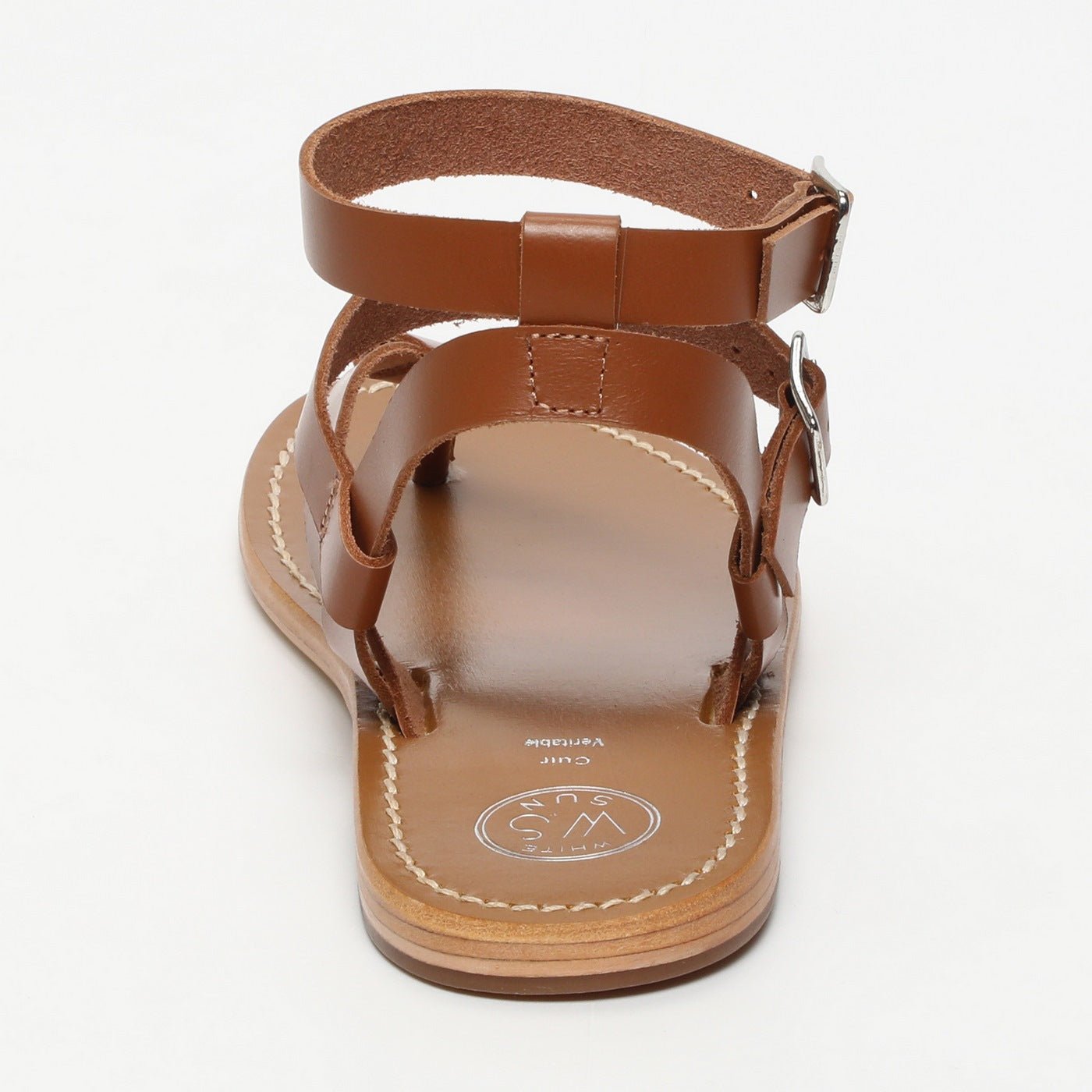 White Sun - Sandales Thea - Camel Buff - Camel