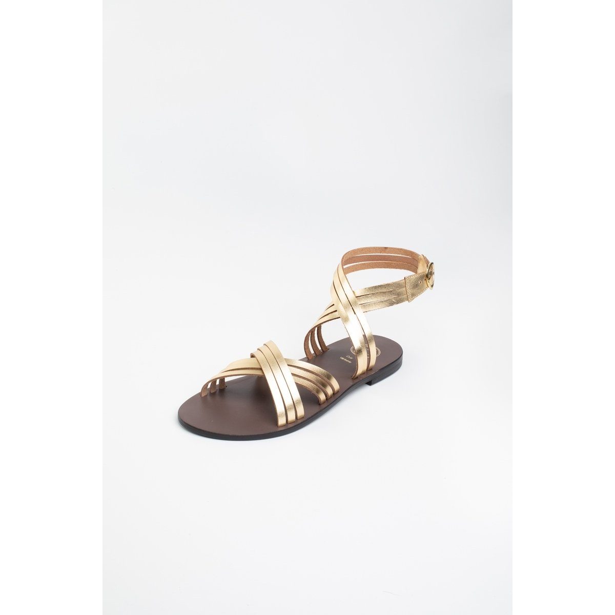 White Sun - Sandales Essentielles Astree - Or Foncé - Femme