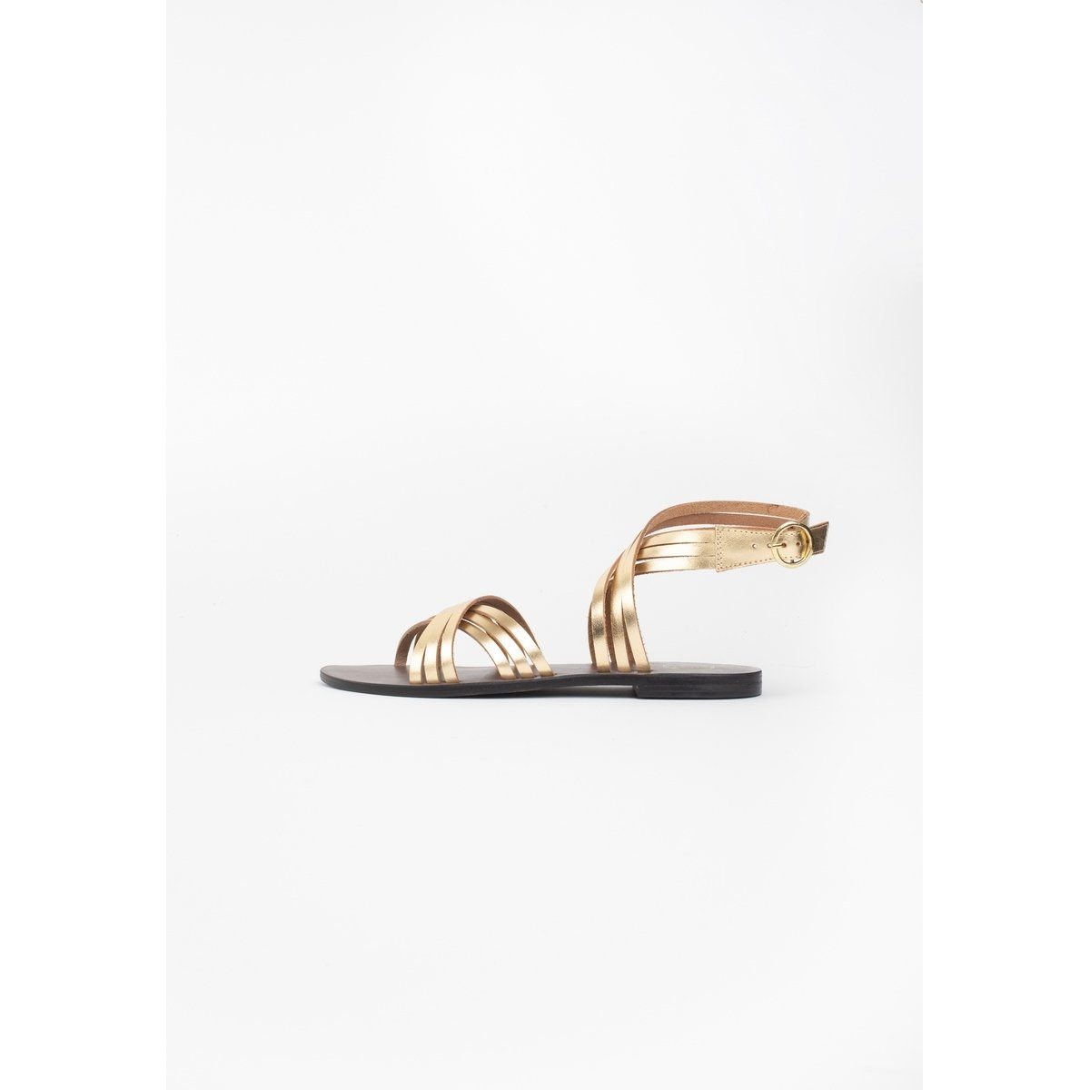 White Sun - Sandales Essentielles Astree - Or Foncé - Femme
