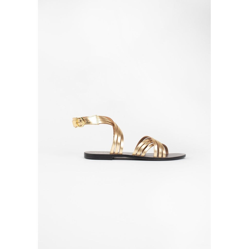 White Sun - Sandales Essentielles Astree - Or Foncé - Femme