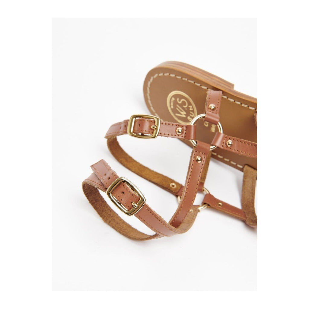 White Sun - Sandales Claudina - Marron Buff - Marron