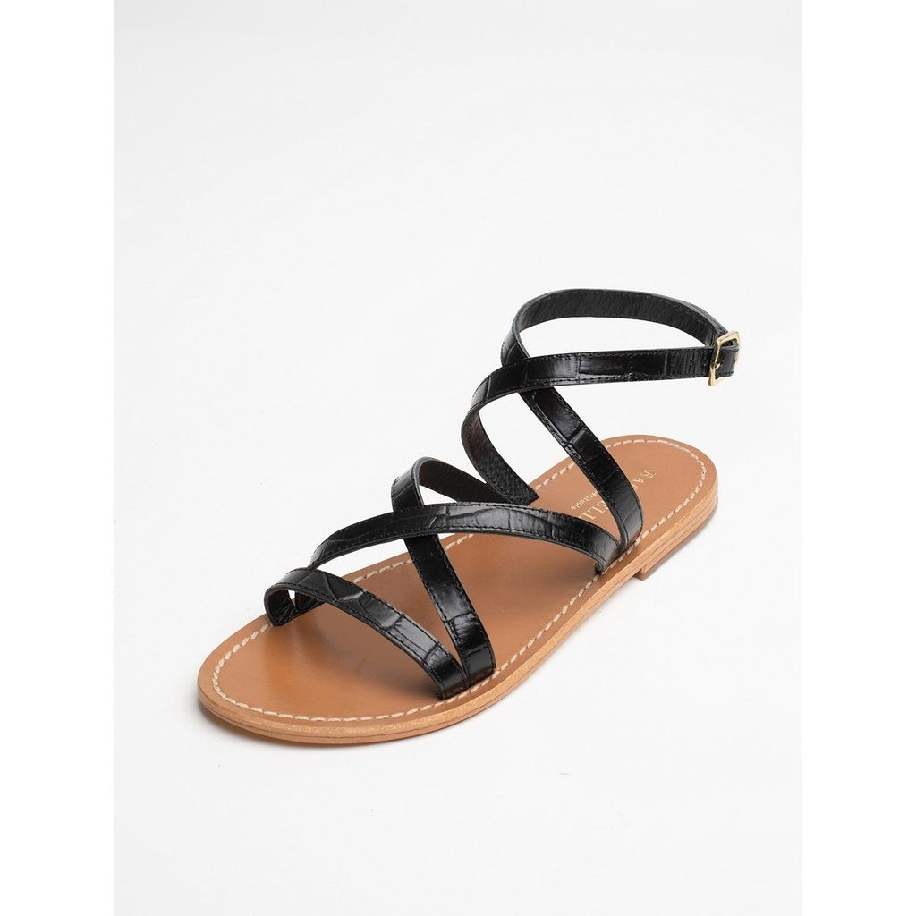 Sandales Essentielles Feijoa - Black Croco - Les Bagatelles - Les Bagatelles* - The Bradery