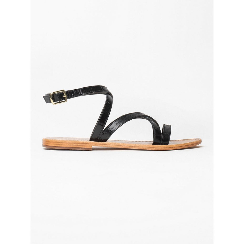 Sandales Essentielles Feijoa - Black Croco - Les Bagatelles - Les Bagatelles* - The Bradery