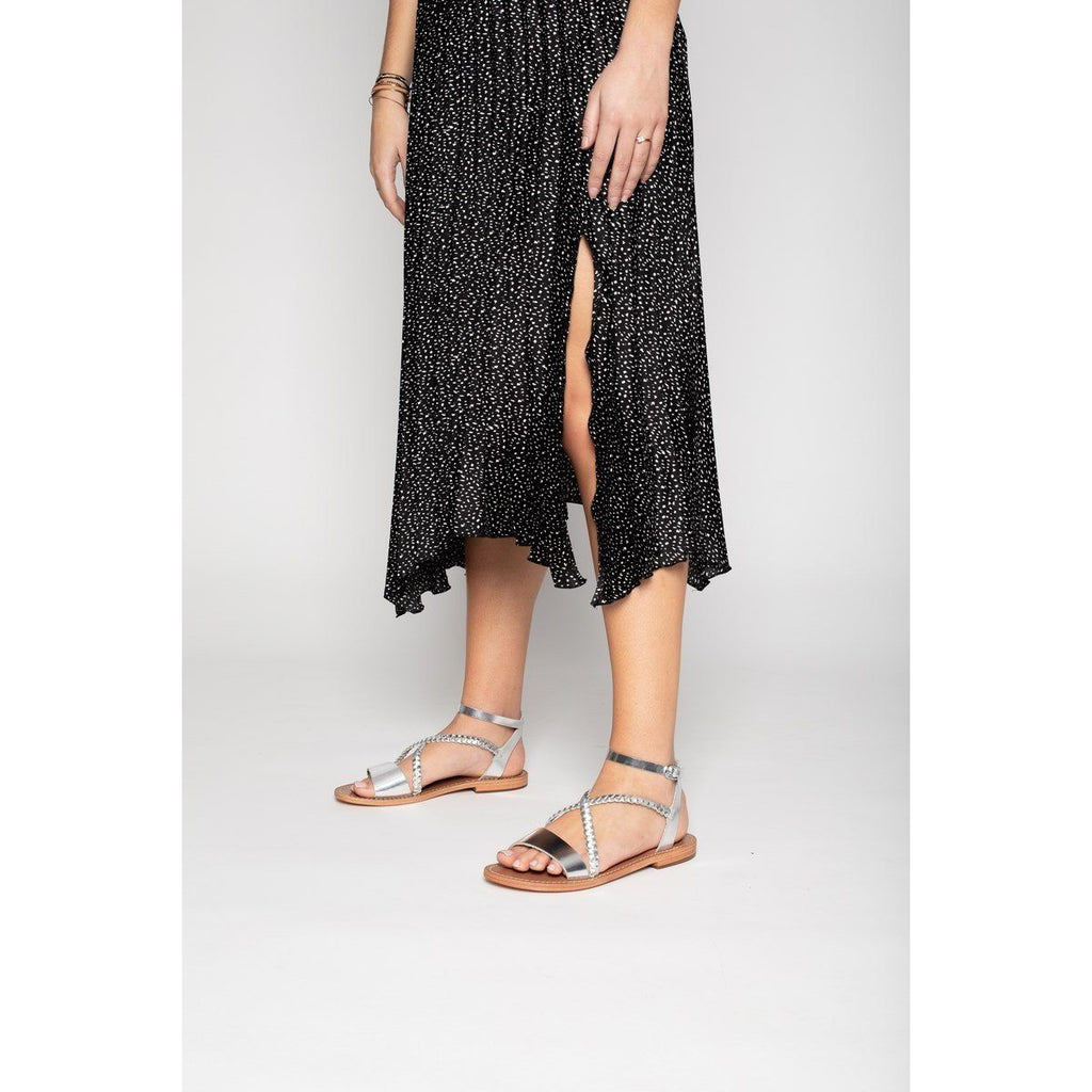 White Sun - Sandales Leandra - Buff Silver - Silver