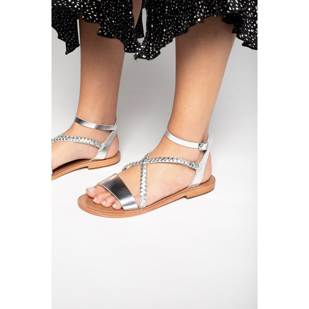 White Sun - Sandales Leandra - Buff Silver - Silver