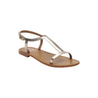 White Sun - Sandales Miramar - Cow Gold - Gold
