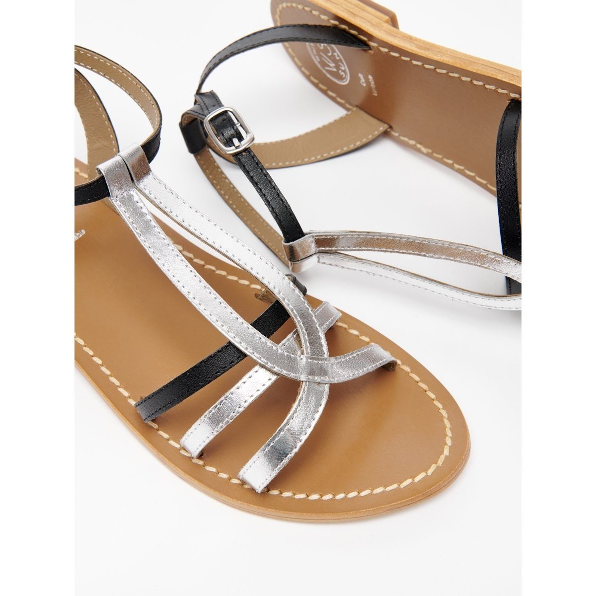 Sandales Essentielles Thoasa - Argent / Noir - White Sun - White Sun* - The Bradery
