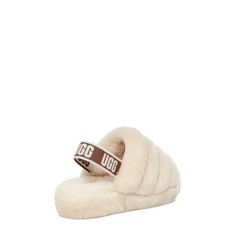 Sandales Fluff Yeah Slide - Beige - Femme - UGG - The Bradery
