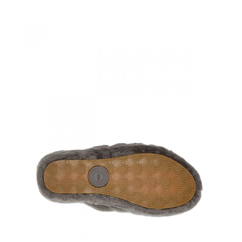 Sandales Fluff Yeah Slide - Gris - Femme - UGG - The Bradery