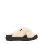 Sandales Fuzz Sugar Cross Slide - Beige - Femme - UGG - The Bradery