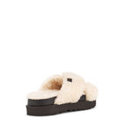 Sandales Fuzz Sugar Cross Slide - Beige - Femme - UGG - The Bradery
